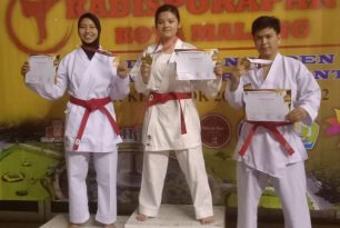 Mahasiswa FEB-Unikama; Raih Gelar Juara Festival Dan Open Karate Tournament Kadisporapar Cup Kota Malang