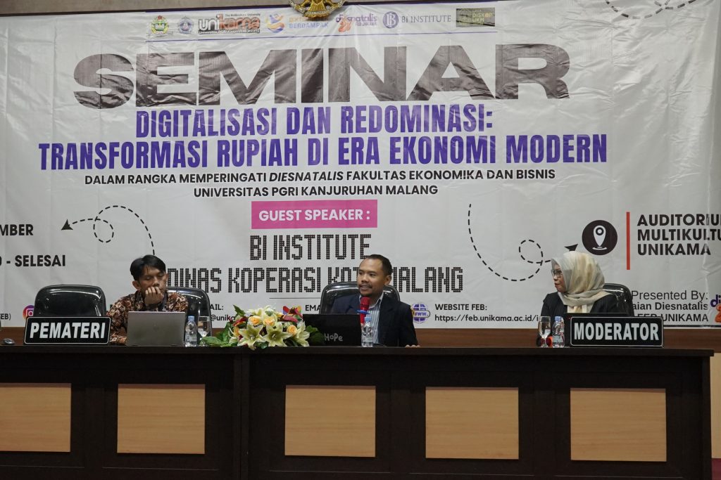 Seminar FEB Unikama Kupas Masa Depan Rupiah di Tengah Percepatan Ekonomi Digital